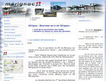 Tablet Screenshot of merignac-plus.com